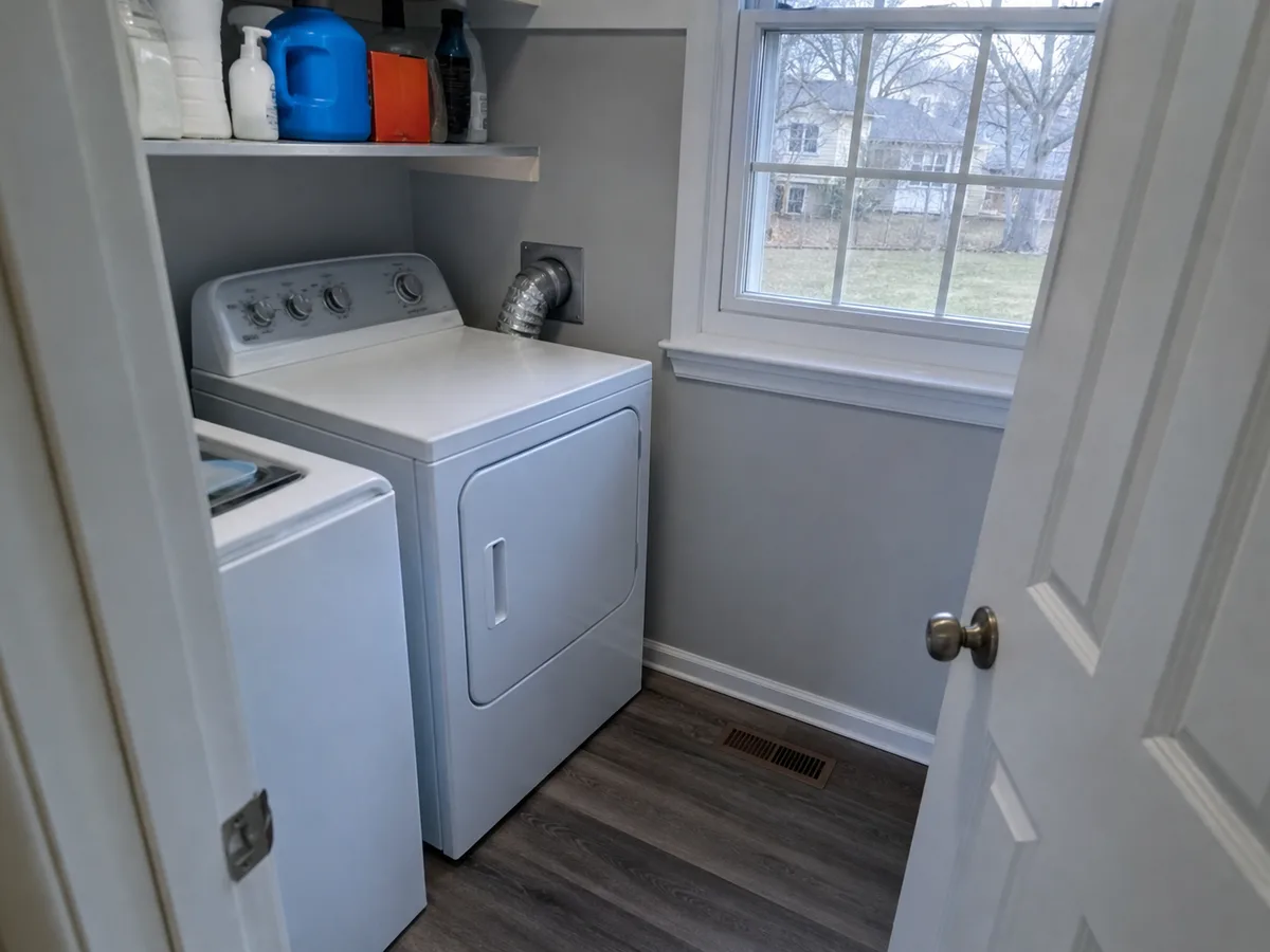 Clear dryer vent hood back in service — completed job in Charlotte, NC